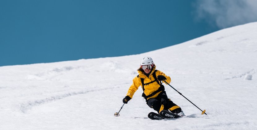 Glacier skiing in Sölden