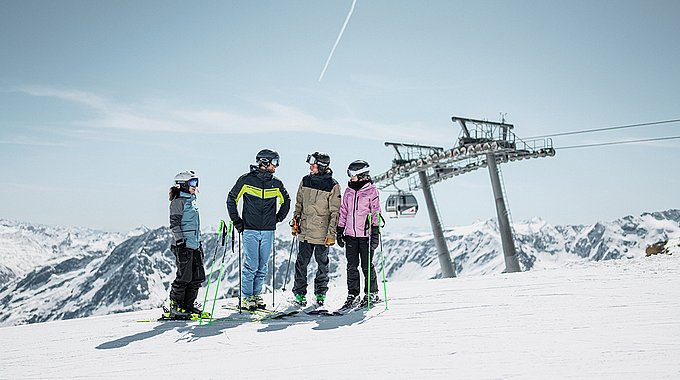 Skiing in Sölden