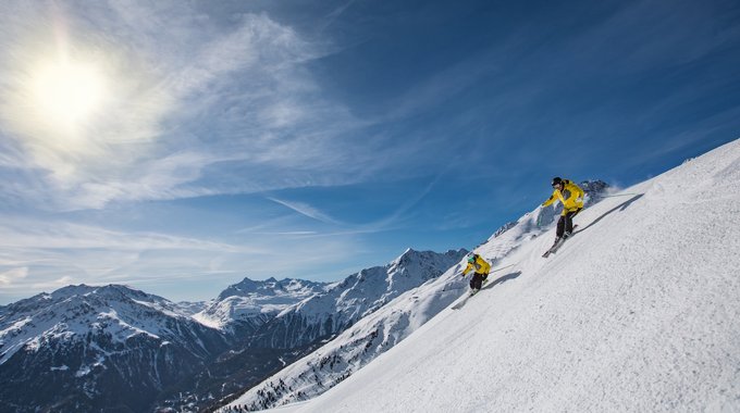 Skiing in Sölden